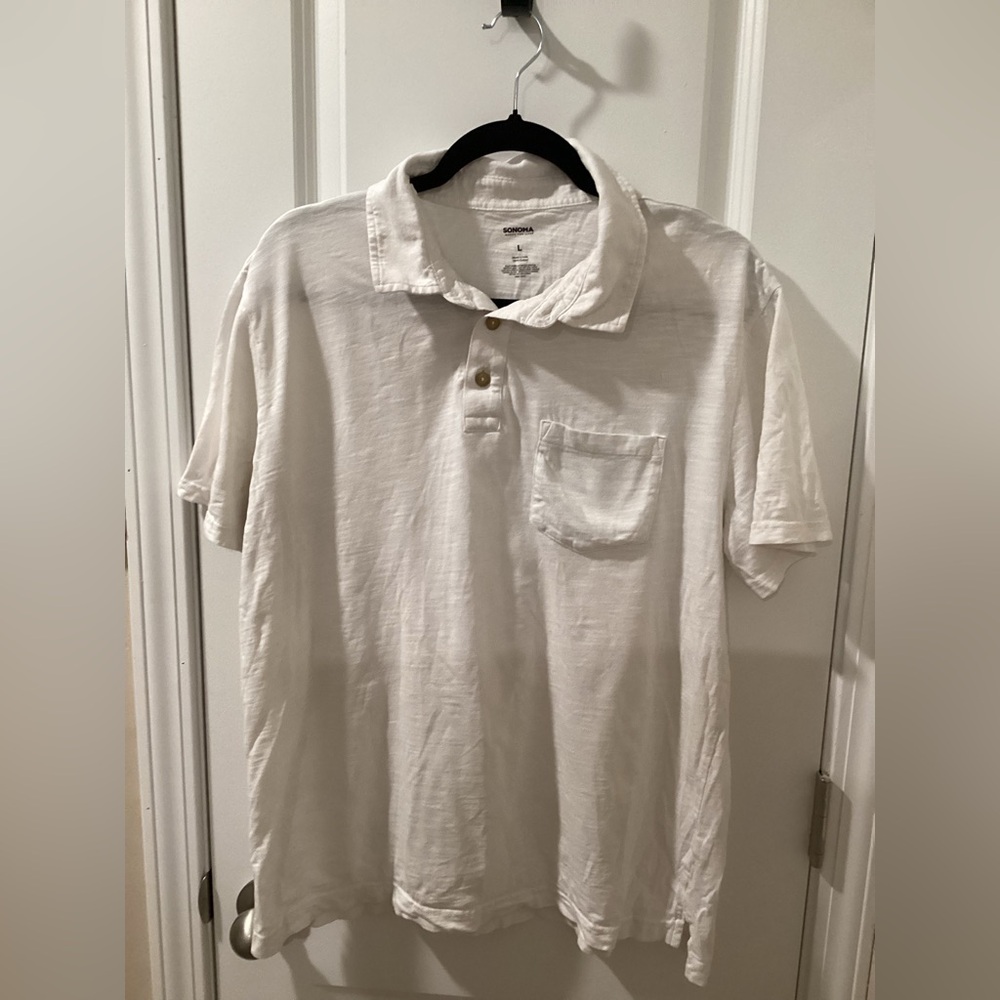Sonoma Classic White Cotton Tee